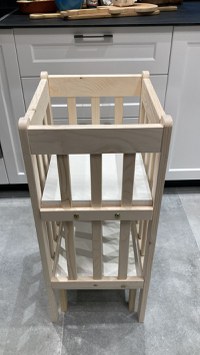 Turn de invatare si activitati Montessori realizat din brad slefuit - 1