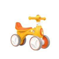 Vehicul pentru copii Novokids EVO Balance Bubbles Bike Portocaliu fara pedale, cu Masina de facut baloane si melodii, 4 roti din spuma EVA, Greutate admisa 30 kg - 2