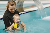 Vesta pentru inot copii 1-5 ani reglabila BabyJem Galben - 3