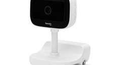 Video monitor Lionelo Babyline Go rotatie 180 grade alb