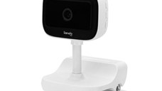 Video monitor Lionelo Babyline Go rotatie 180 grade alb