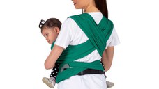 Wrap elastic cu suport lombar verde SeviBebe