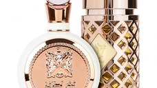 Pachet 2 parfumuri Best Seller, Fakhar Woman 100 ml si Jazzab Gold 100 ml