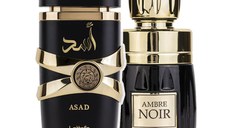 Pachet 2 parfumuri, Lattafa Asad 100 ml si Rave Ambre Noir 100 ml