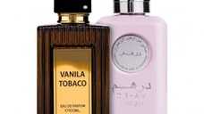 Pachet 2 parfumuri Vanila Tobacco 100 ml si Dirham Wardi 100 ml
