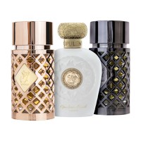 Pachet 3 parfumuri best seller, Jazzab Gold 100 ml + Jazzab Silver 100 ml + Opulent Musk 100 ml - 1