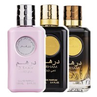 Pachet 3 parfumuri, Dirham Wardi 100 ml, Dirham Gold 100 ml si Dirham Oud 100 ml - 1