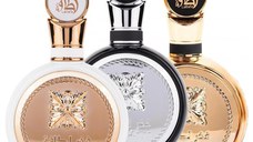 Pachet 3 parfumuri: Fakhar Woman 100 ml, Fakhar Man 100 ml si Fakhar Gold 100 ml