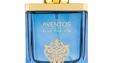 Parfum Aventos Blue For Him, Fragrance World, apa de parfum 100 ml, barbati - inspirat din Green Irish Tweed by Creed