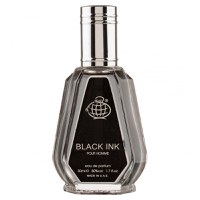 Parfum Black Ink, Fragrance World, apa de parfum 50 ml, barbati - inspirat din Encre Noire by Lalique - 1