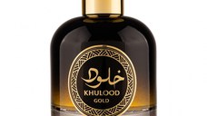 Parfum Khulood Gold, Fragrance World, apa de parfum 100 ml, unisex - inspirat din  Tobacco Mandarin by Byredo