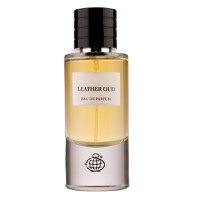 Parfum Leather Oud, Fragrance World, apa de parfum 80 ml, barbati - inspirat din  Leather Oud by Christian Dior - 1