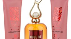 Set Cadou Rose De Soleil, Riiffs, apa de parfum 100 ml + gel de dus 100 ml + lotiune de corp 100 ml, femei