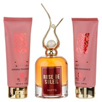 Set Cadou Rose De Soleil, Riiffs, apa de parfum 100 ml + gel de dus 100 ml + lotiune de corp 100 ml, femei - 1