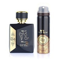 Set Oud 24 Hours, apa de parfum 100 ml + deodorant 50 ml, unisex - inspirat din Black Orchid by Tom Ford - 1