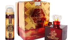 Set Shams Al Emarat Khususi, apa de parfum 100 ml + deodorant 50 ml, femei