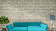 Coltar Extensibil Palermo cu Brate si Lada Depozitare, Turquoise