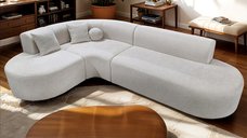 Coltar semirotund Kaia pentru living
