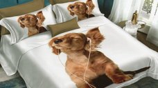 Lenjerie de pat 3D din finet - Set 6 piese (fn3d28)