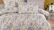 Lenjerie de pat Clasy Ranforce King Size, 100% bumbac, print reactiv (rnf_48)