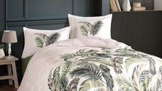 Lenjerie de pat Clasy Ranforce King Size, Hena V2, 100% bumbac