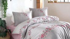 Lenjerie de pat king size Ranforce Lorinda din bumbac 100%