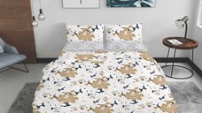 Lenjerie de pat Ranforce 100% bumbac king size (alc3)
