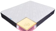 Saltea Ergomed cu Arcuri si Spuma cu Memorie, 80x190 cm, Ioni de Argint 24+4 cm