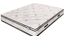 Saltea Ortopedica cu Arcuri Pocket 180x200 cm – Spuma cu Memorie, Bio Latex, Ioni de Argint, Bio Bumbac, 32 cm, Hotel Range