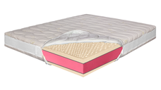 Saltea Ortopedica din Latex 120x200 - Husa Bio Bambus, Mega XXL, 3+20+3+3, Hotel Range