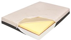Saltea ortopedica Ortopedicus Memory Foam HD, cocos si bambus, 100x200 cm, 24 cm