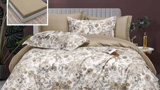 Set lenjerie de pat Elegance 6 piese cu husa (leh6)
