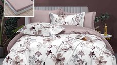 Set lenjerie de pat Elegance 6 piese cu husa (leh8)