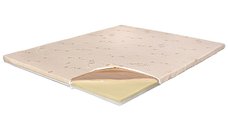 Topper Ortopedic Saltea Memory 3+3 Bio Bumbac 140 x 200 cm