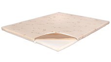 Topper Saltea Super Ortopedic, 6.5 cm, Bio Bumbac, 160 x 200 cm