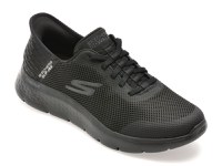 30Pantofi sport SKECHERS negri, GO WALK FLEX, din material textil - 1