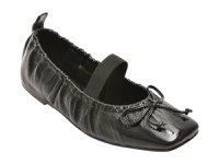 Balerini EPICA negri, 3F3765, din piele naturala lacuita - 1