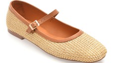 Balerini GRYXX bej, 902, din material textil