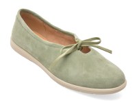 Balerini GRYXX verzi, 9523, din piele intoarsa - 1