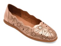 Balerini IMAGE aurii, 261819, din piele naturala - 1