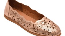 Balerini IMAGE aurii, 261819, din piele naturala