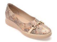 Balerini IMAGE bej, 13403, din piele naturala - 1