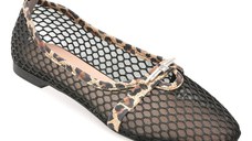 Balerini IMAGE negri, 4411581, din material textil