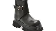 Bocanci ALDO negri, 502, din piele naturala