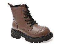 Bocanci FLAVIA PASSINI maro, 9932, din piele naturala - 1