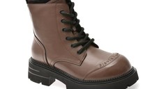 Bocanci FLAVIA PASSINI maro, 9932, din piele naturala