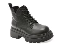 Bocanci FLAVIA PASSINI negre, 99023, din piele naturala - 1