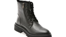 Bocanci GEOX negri, D16HRF, din piele naturala