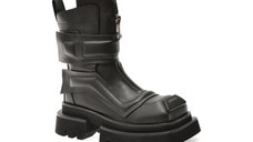 Bocanci GRYXX negri, EB992, din piele naturala