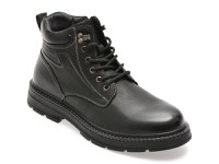 Bocanci OTTER negri, M75377, din piele naturala - 1